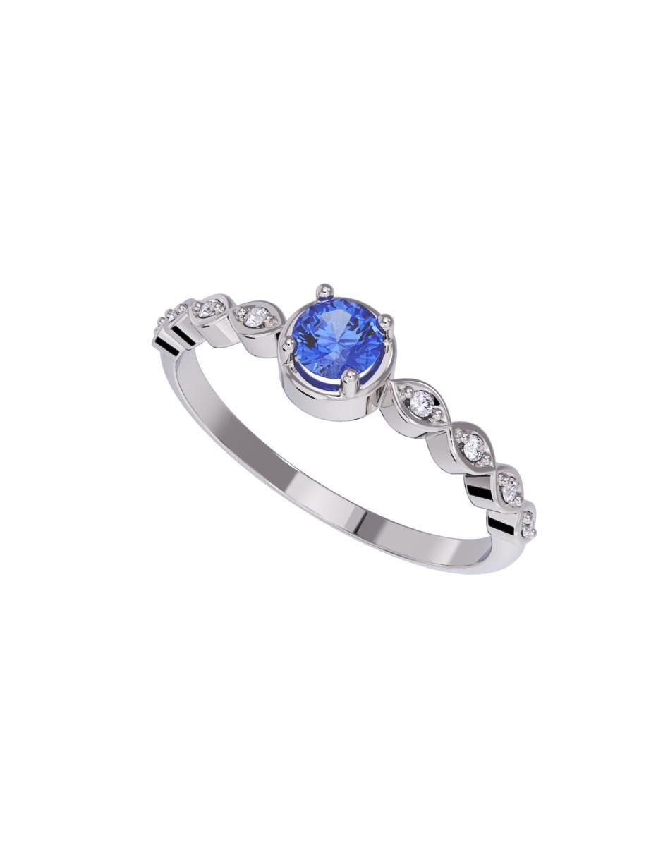 Anillo de compromiso 14 k 4