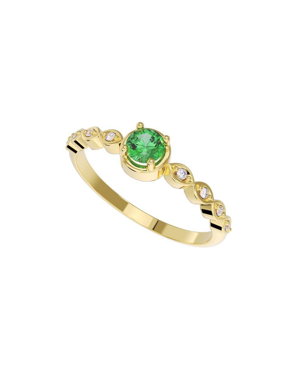 Anillo de compromiso 14 k 2