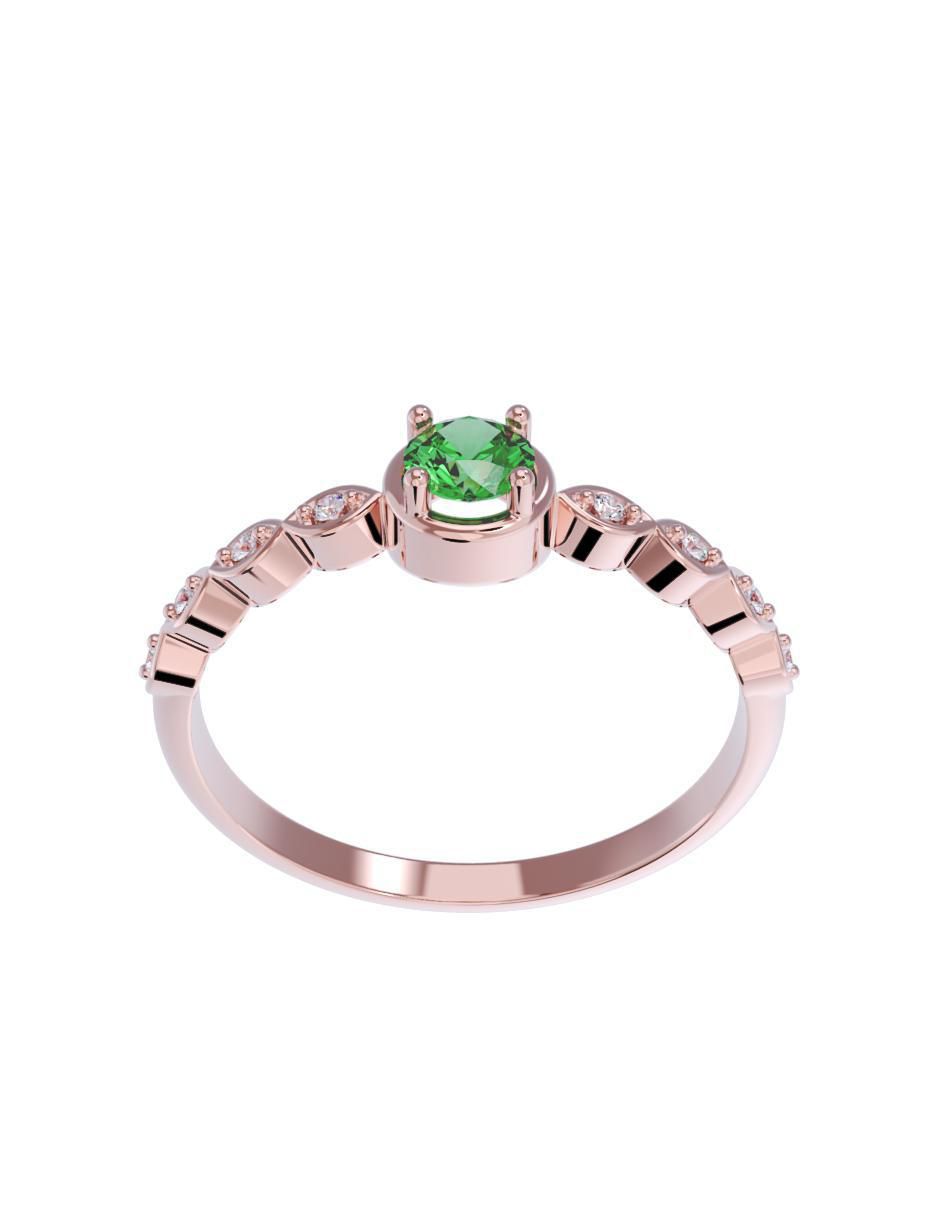 Anillo de compromiso 14 k 2