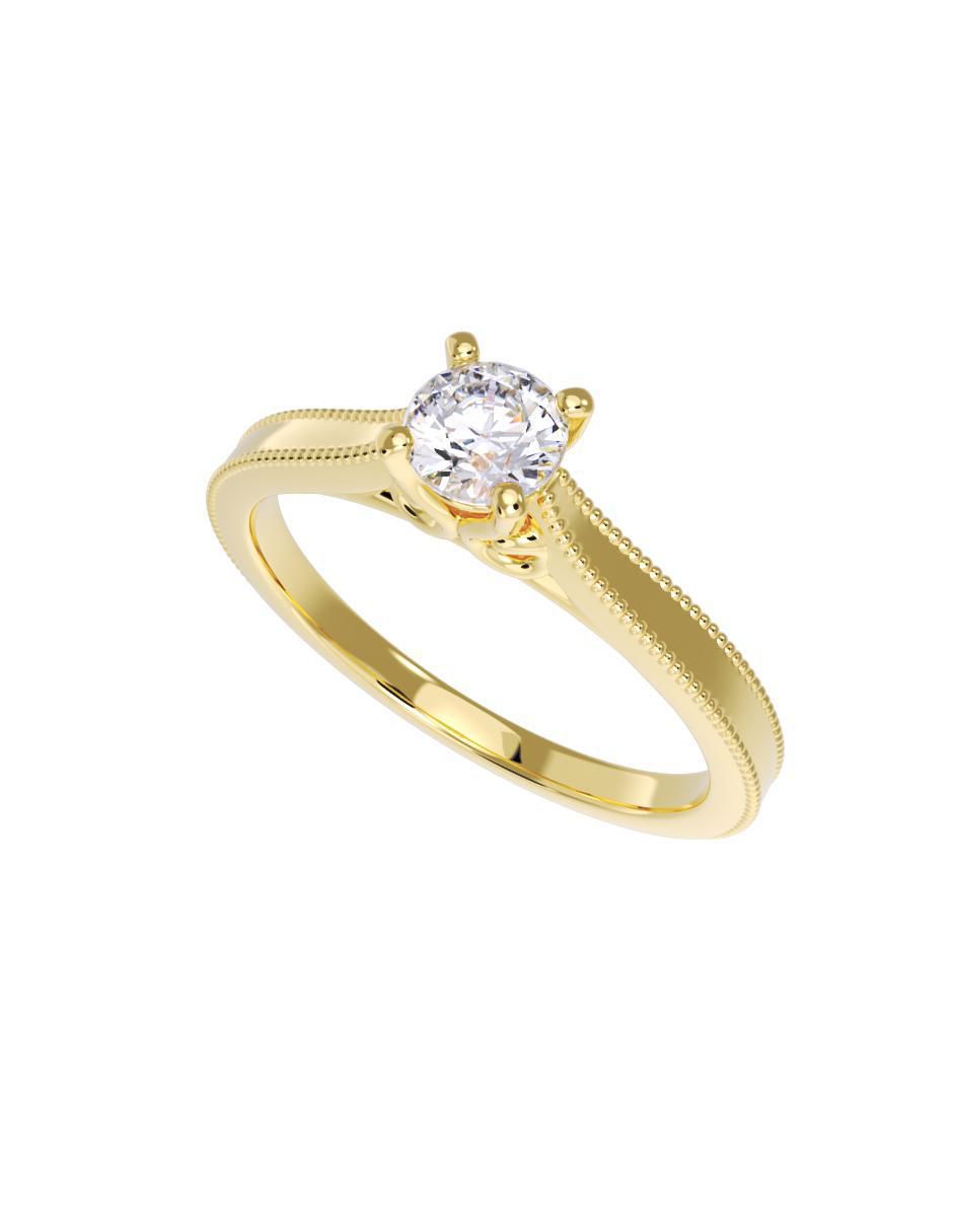 Anillo de compromiso 10 k 2
