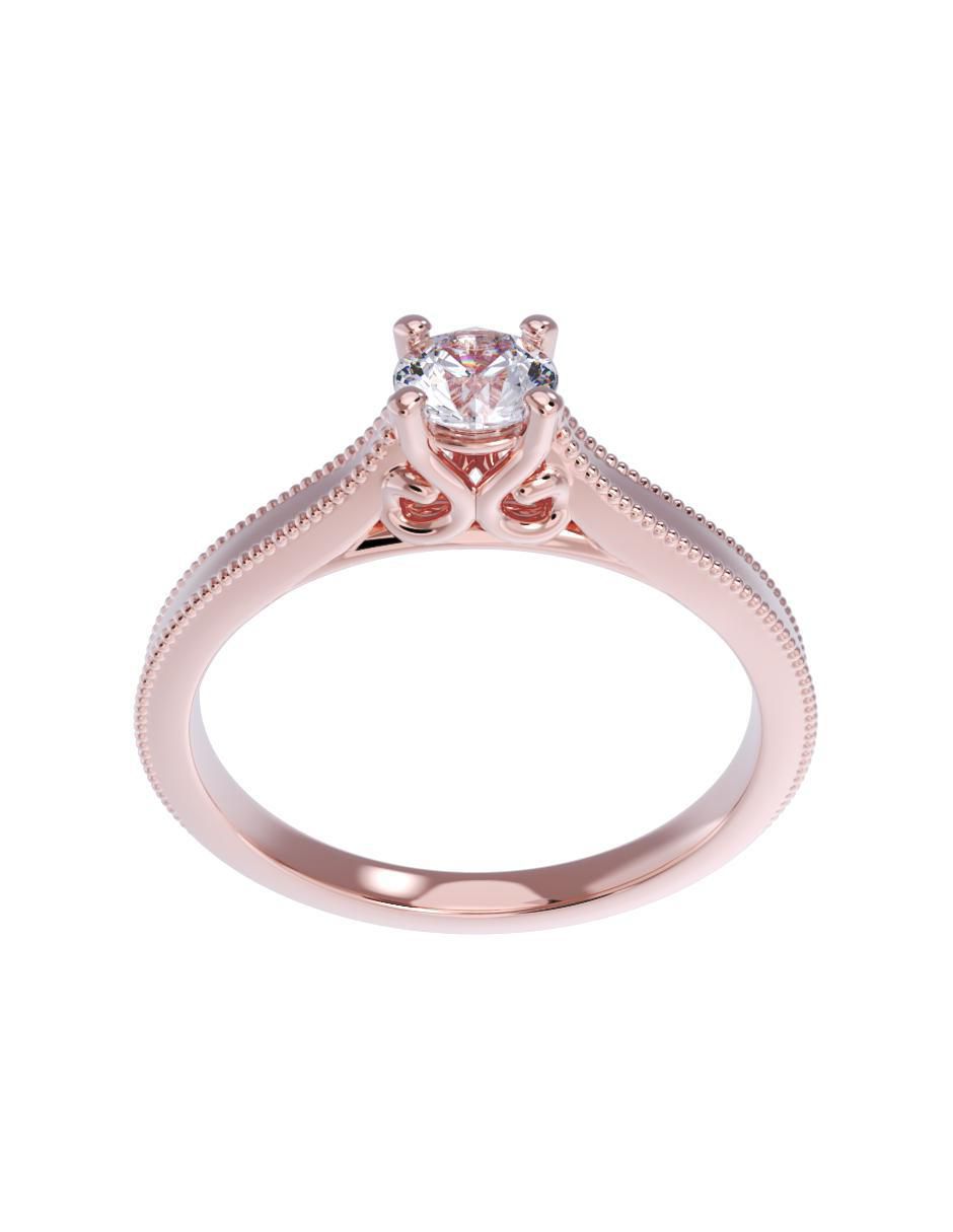 Anillo de compromiso 10 k 2
