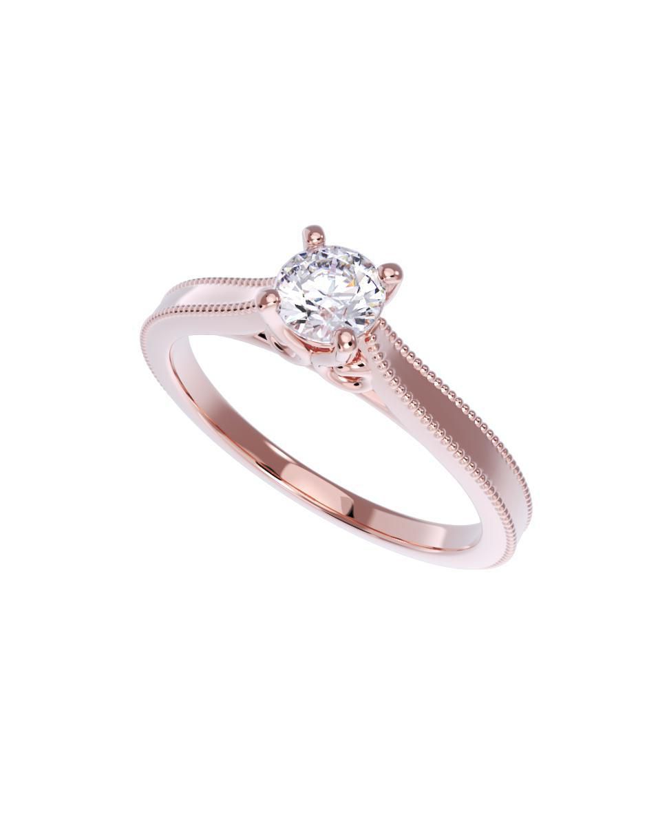 Anillo de compromiso 10 k 4