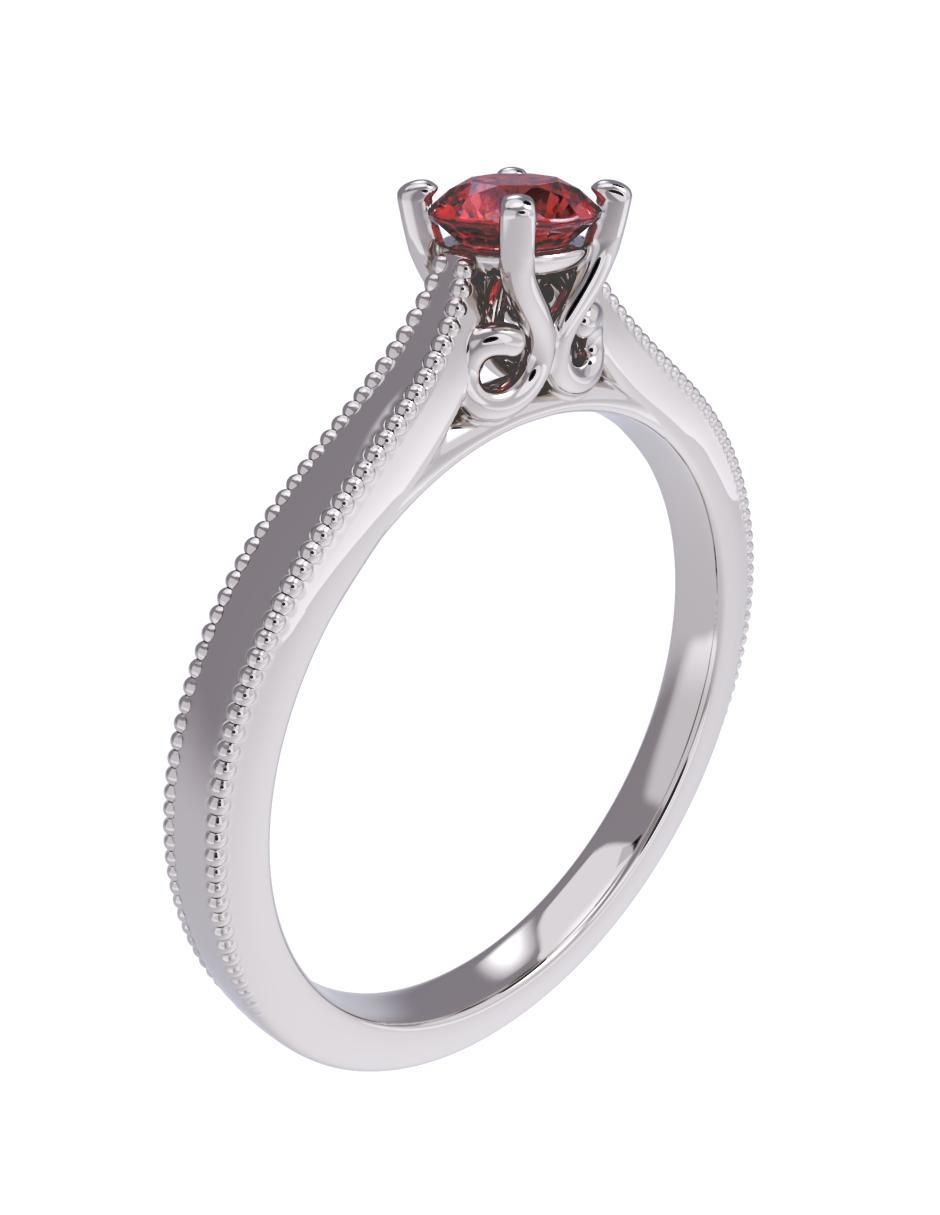 Anillo de compromiso 10 k 3