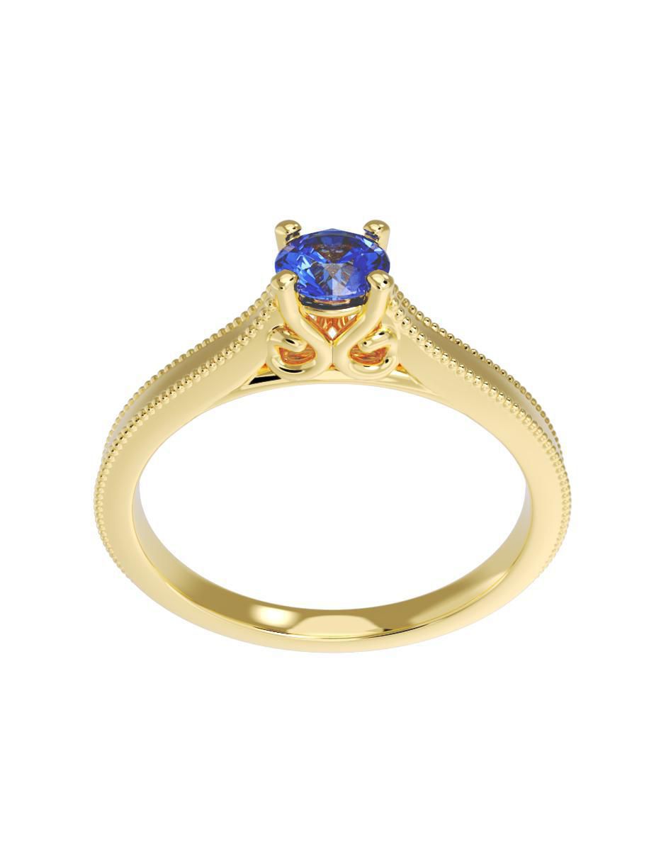 Anillo de compromiso 10 k 4