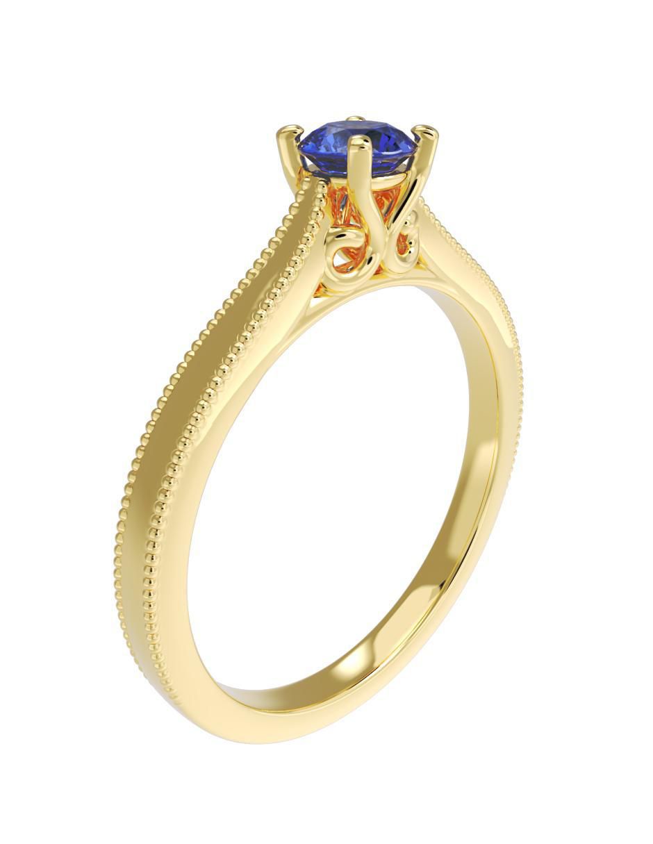 Anillo de compromiso 10 k 3