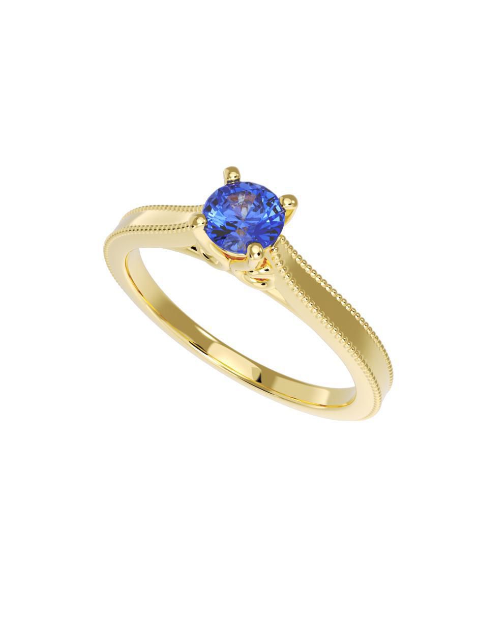 Anillo de compromiso 10 k 2