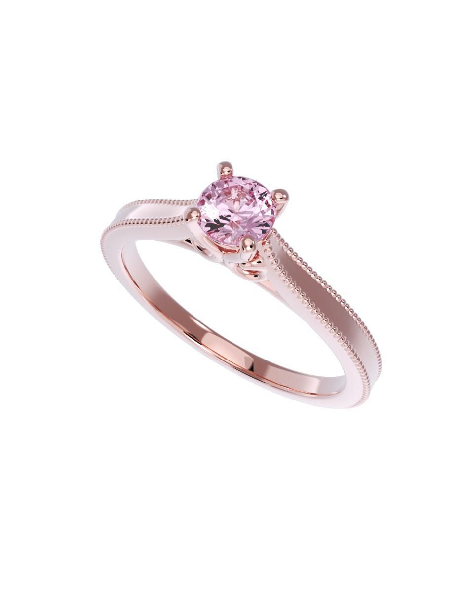 Anillo de compromiso 10 k 4