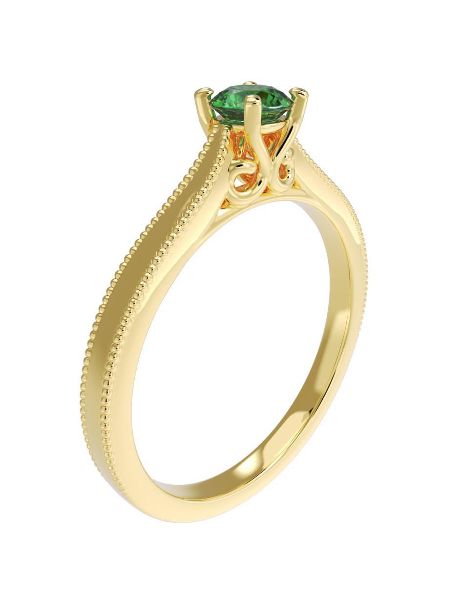 Anillo de compromiso 10 k 4