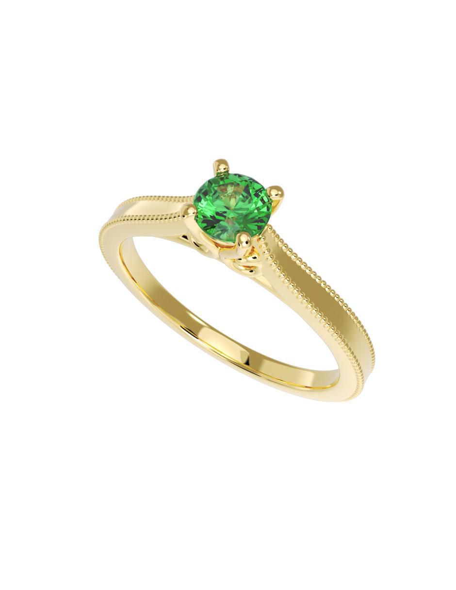 Anillo de compromiso 10 k 2
