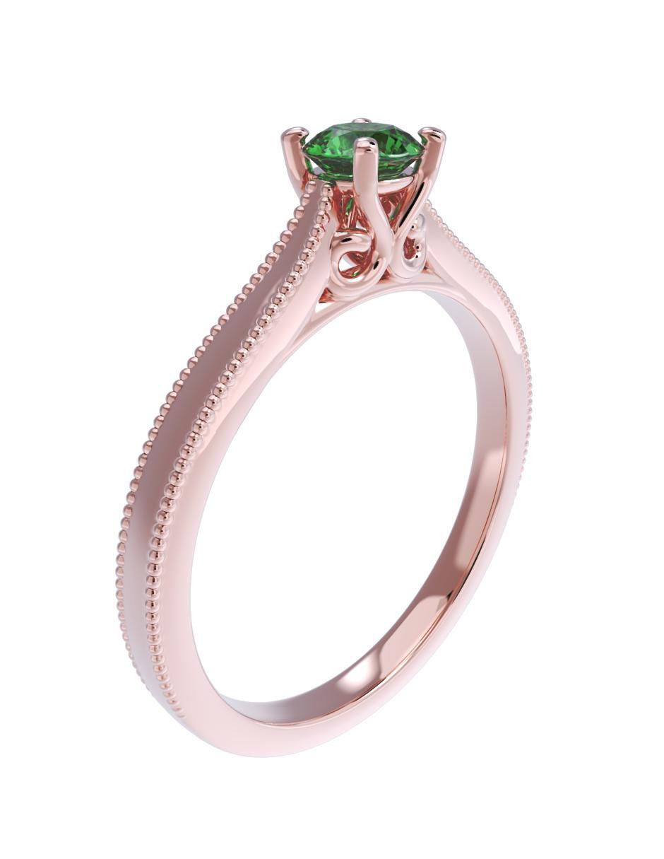 Anillo de compromiso 10 k 3