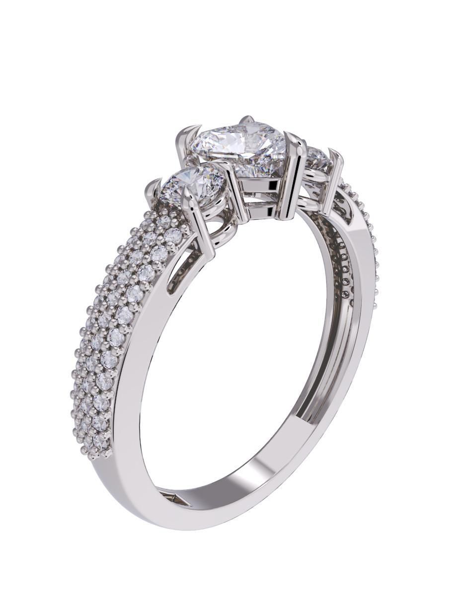 Anillo de compromiso 10 k 3