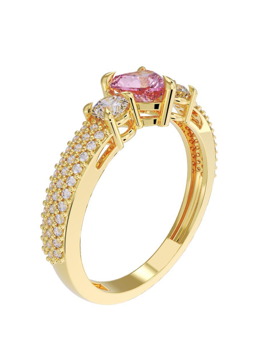 Anillo de compromiso 10 k 3
