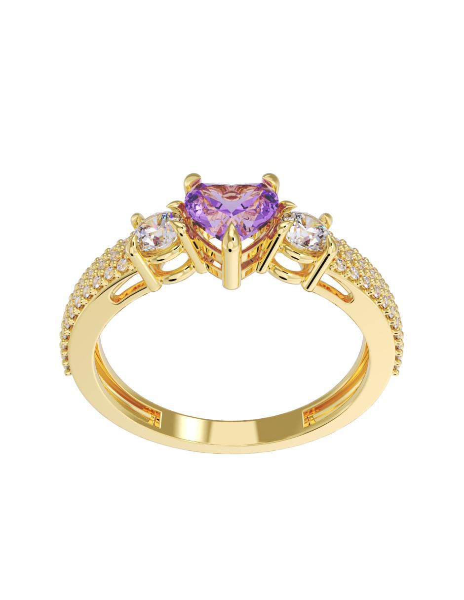 Anillo de compromiso 10 k 3