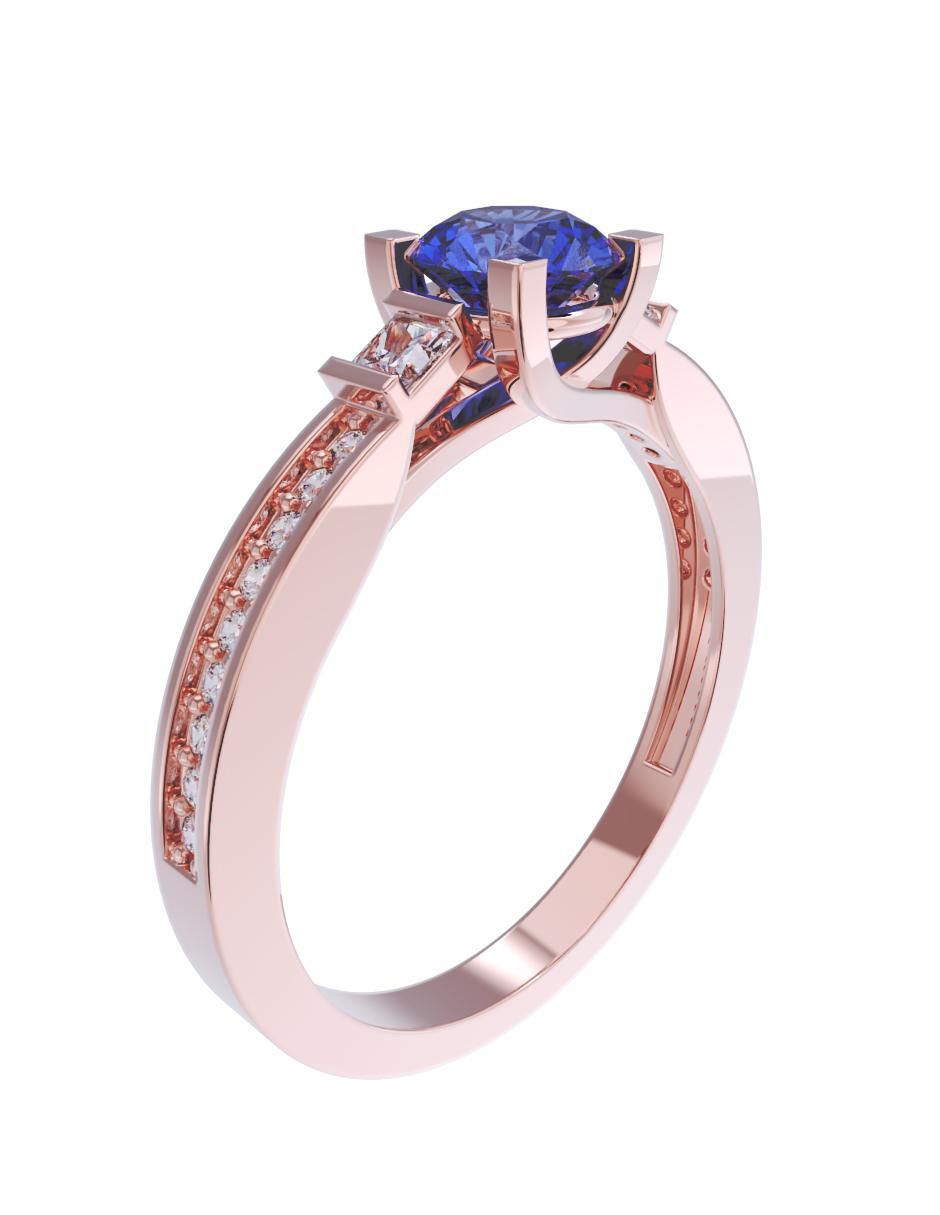 Anillo de compromiso 10 k 3