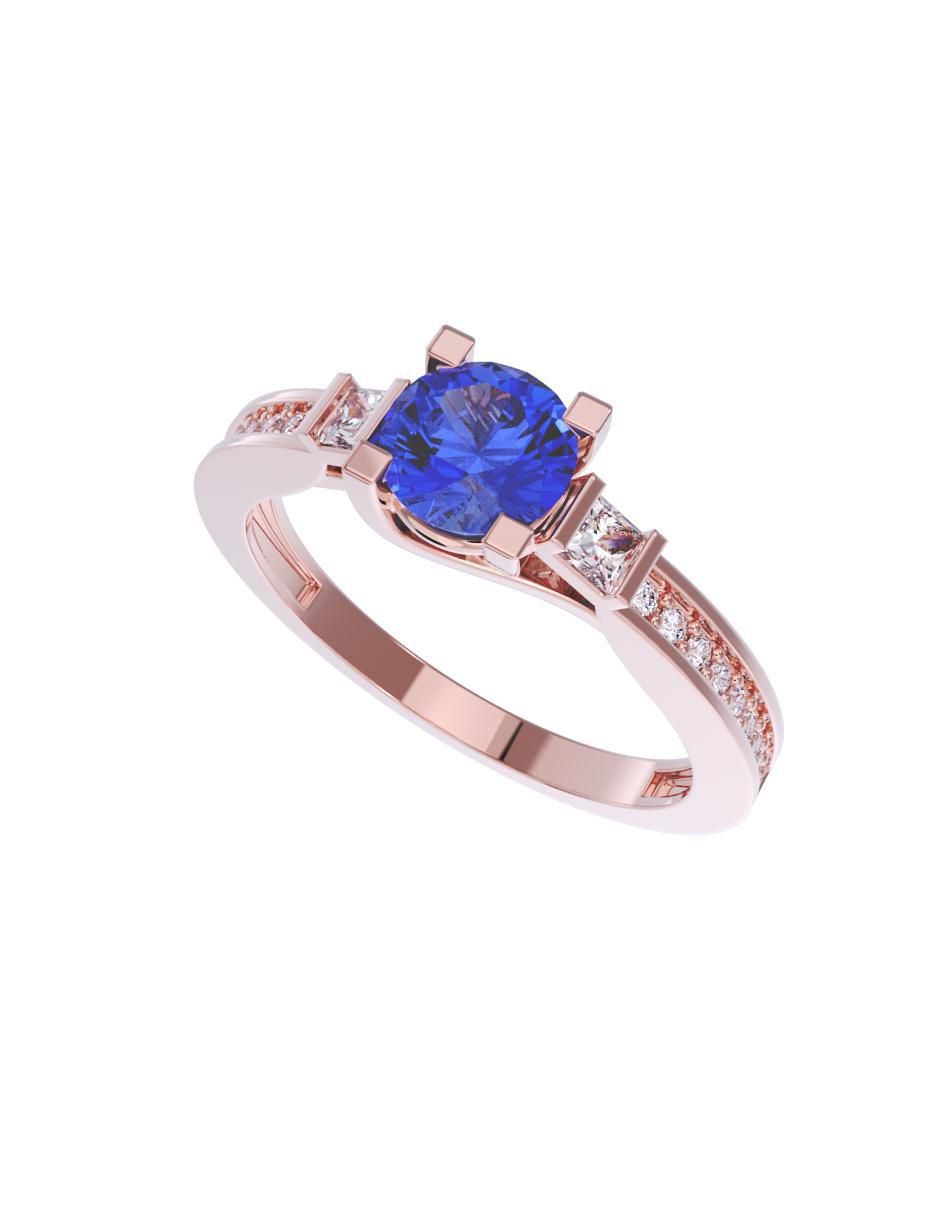 Anillo de compromiso 10 k 4