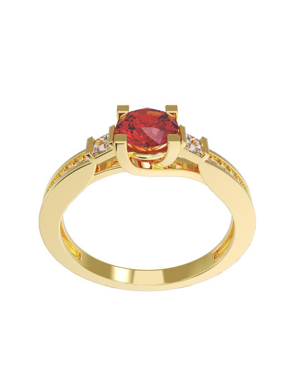 Anillo de compromiso 10 k 3