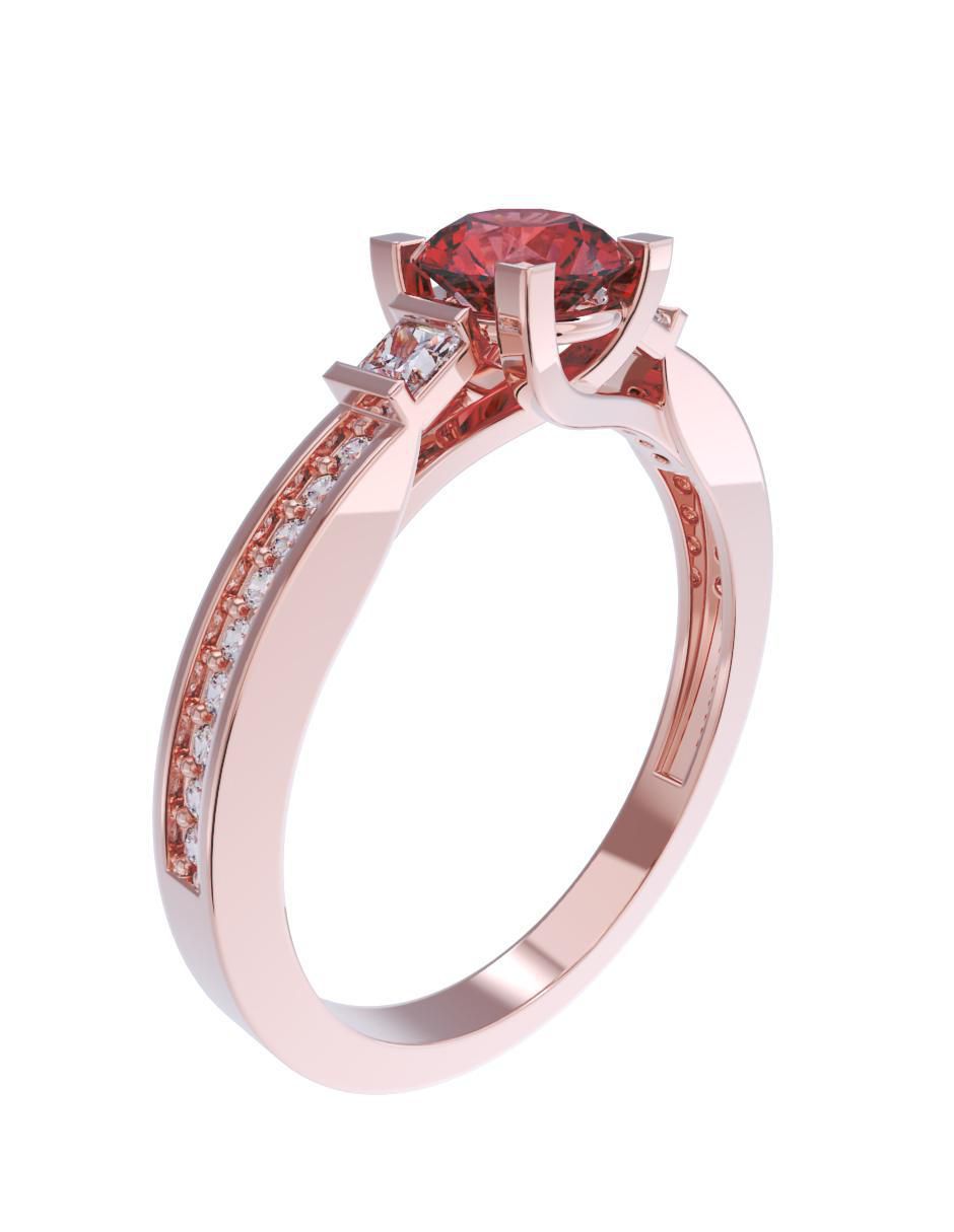 Anillo de compromiso 10 k 3