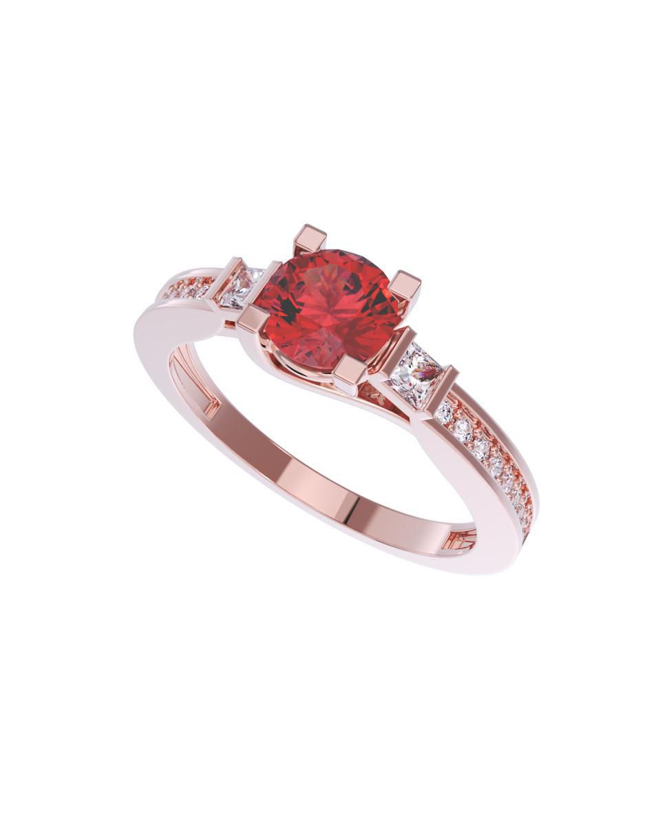 Anillo de compromiso 10 k 4