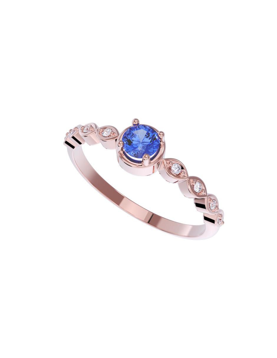 Anillo de compromiso 10 k 4