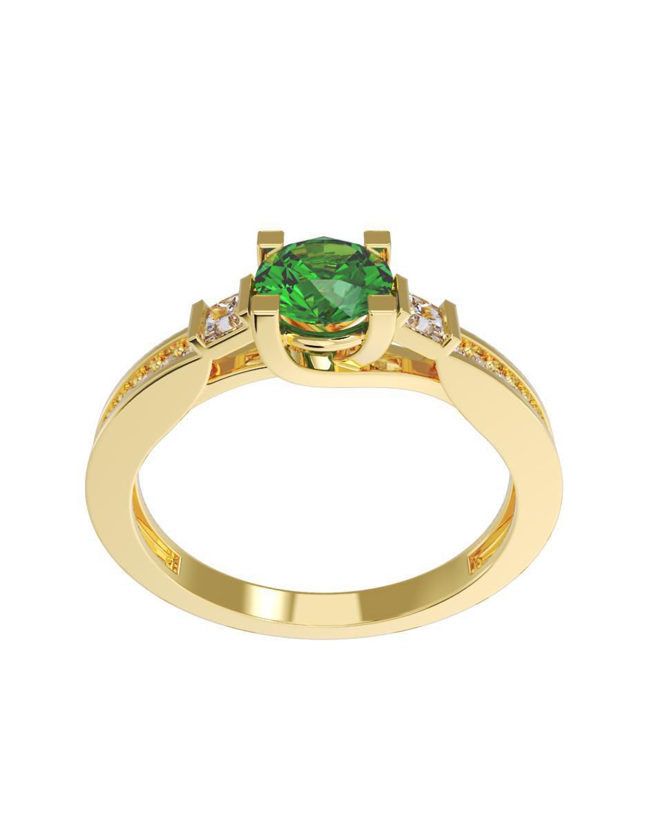 Anillo de compromiso 10 k 3