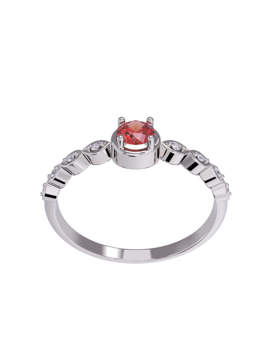 Anillo de compromiso 10 k 2
