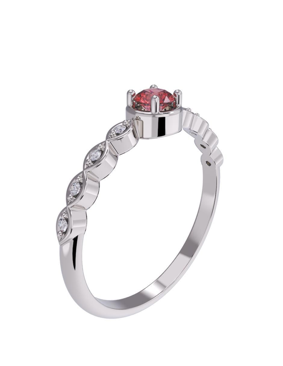 Anillo de compromiso 10 k 3