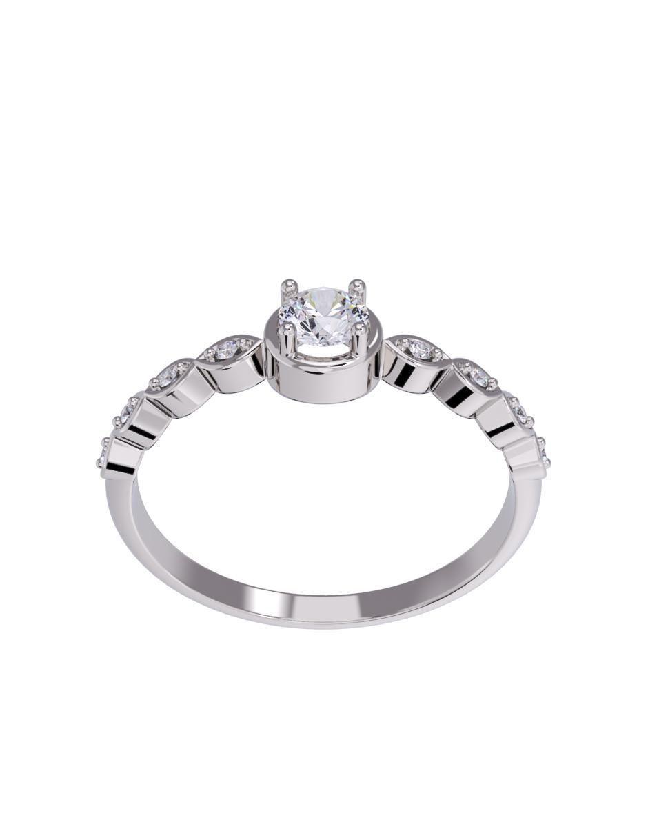 Anillo de compromiso 10 k 2