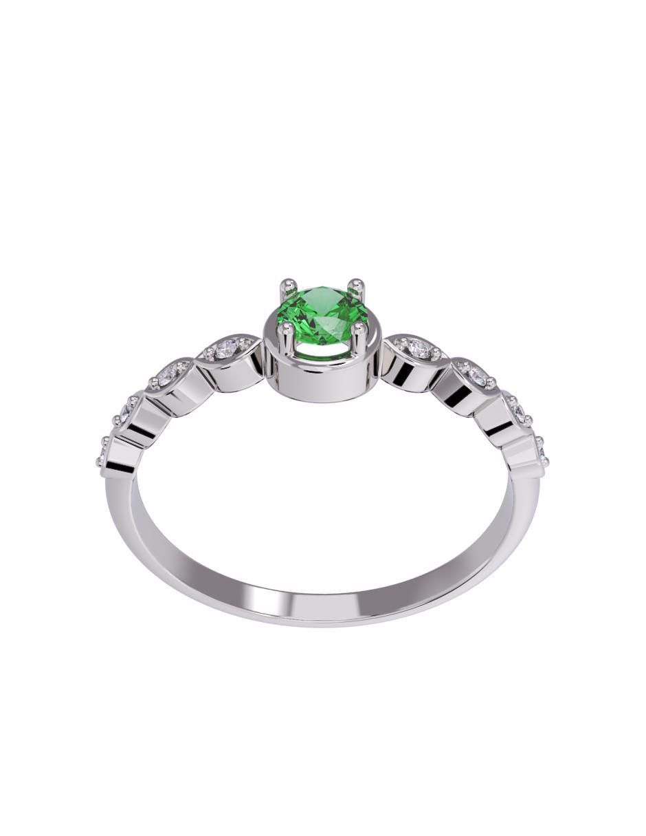 Anillo de compromiso 10 k 2