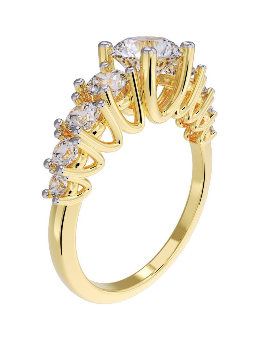 Anillo de compromiso 10 k 3