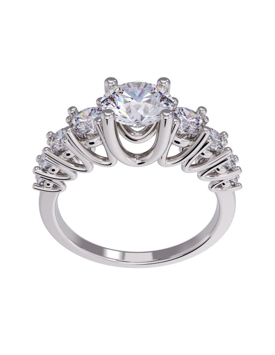 Anillo de compromiso 10 k 2