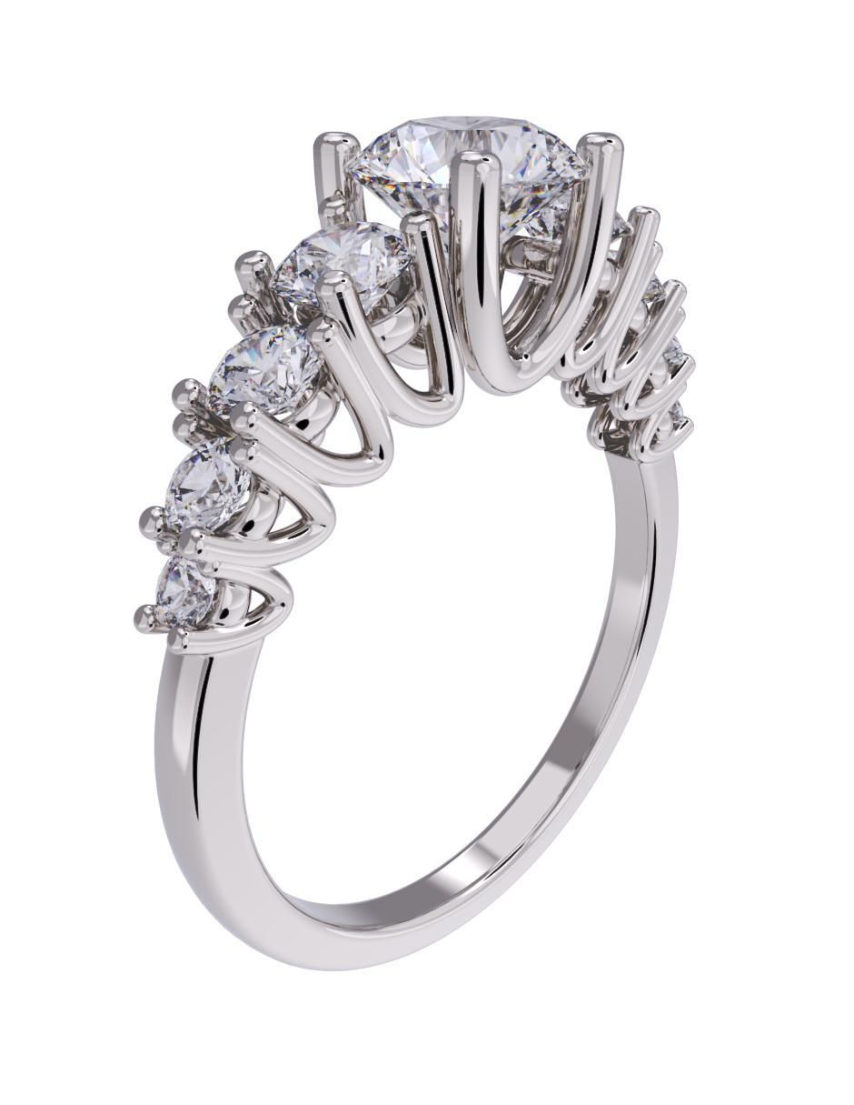 Anillo de compromiso 10 k 3