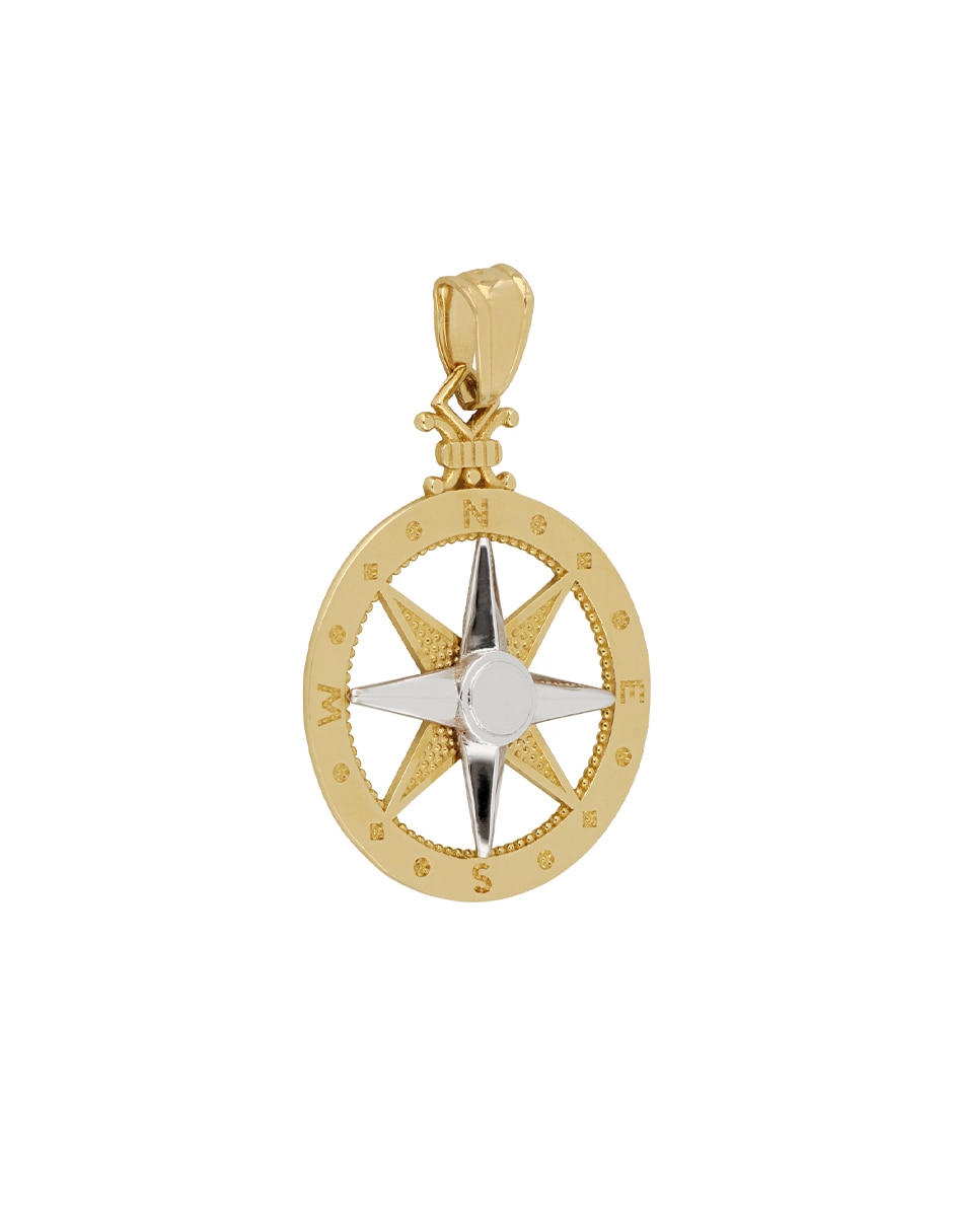 Dije redonda de oro 14 k 3
