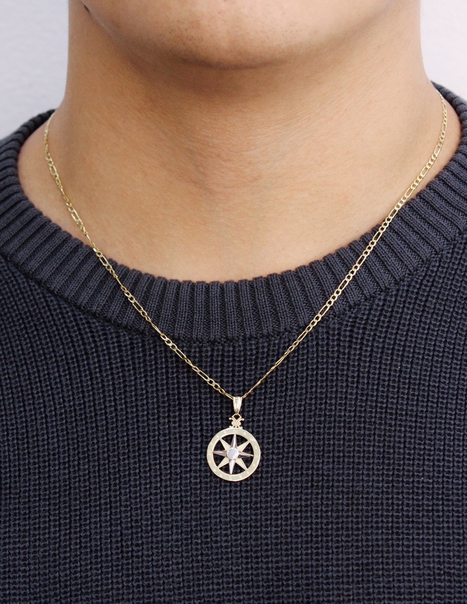 Dije redonda de oro 14 k Dije redonda de oro 14 k