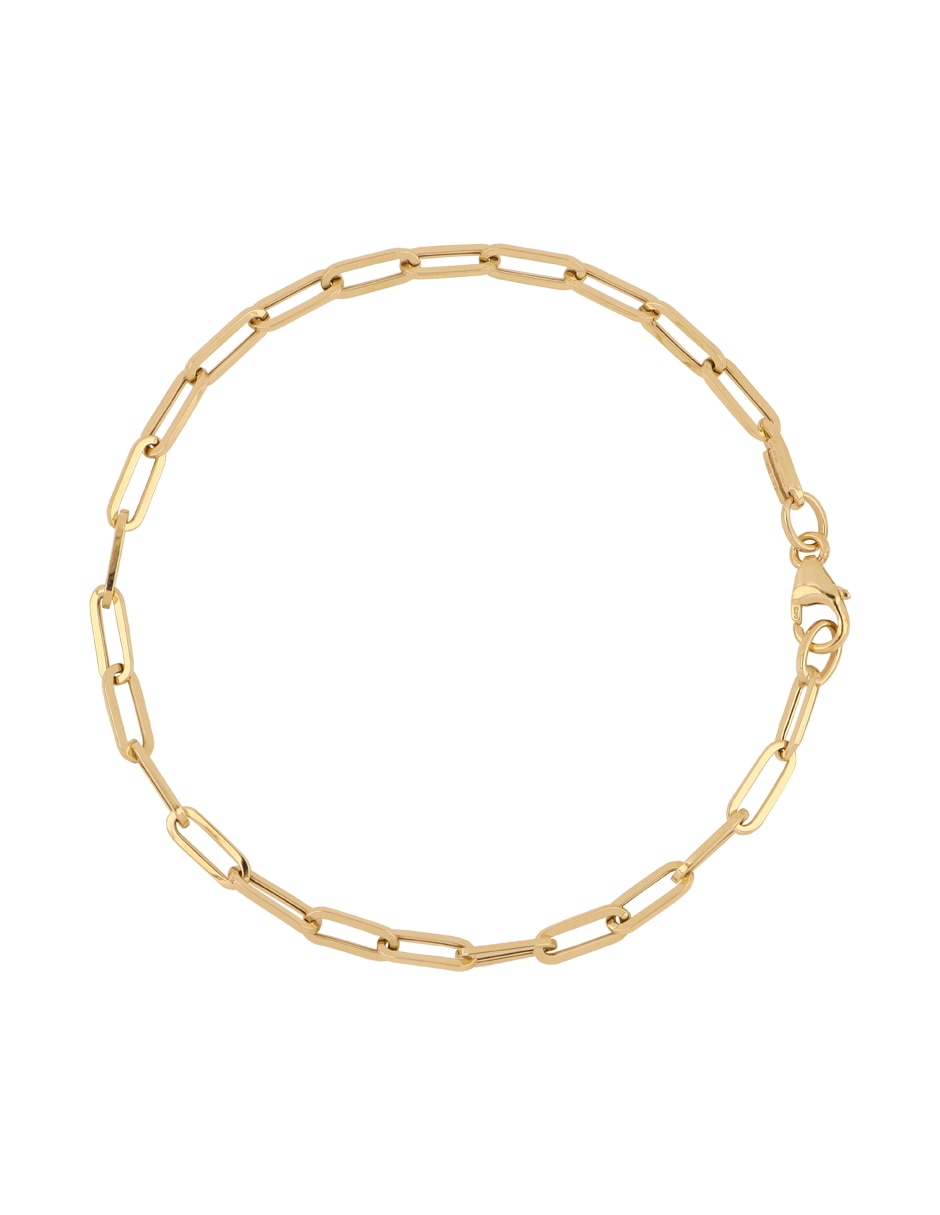 Pulsera Dinasti de oro amarillo 14 k con acabado pulido