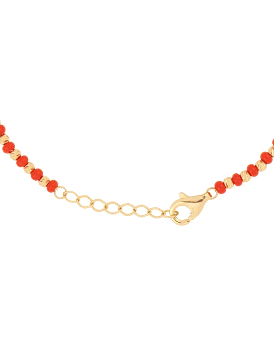 Pulsera Dinasti de oro amarillo 14 k con acabado brillante