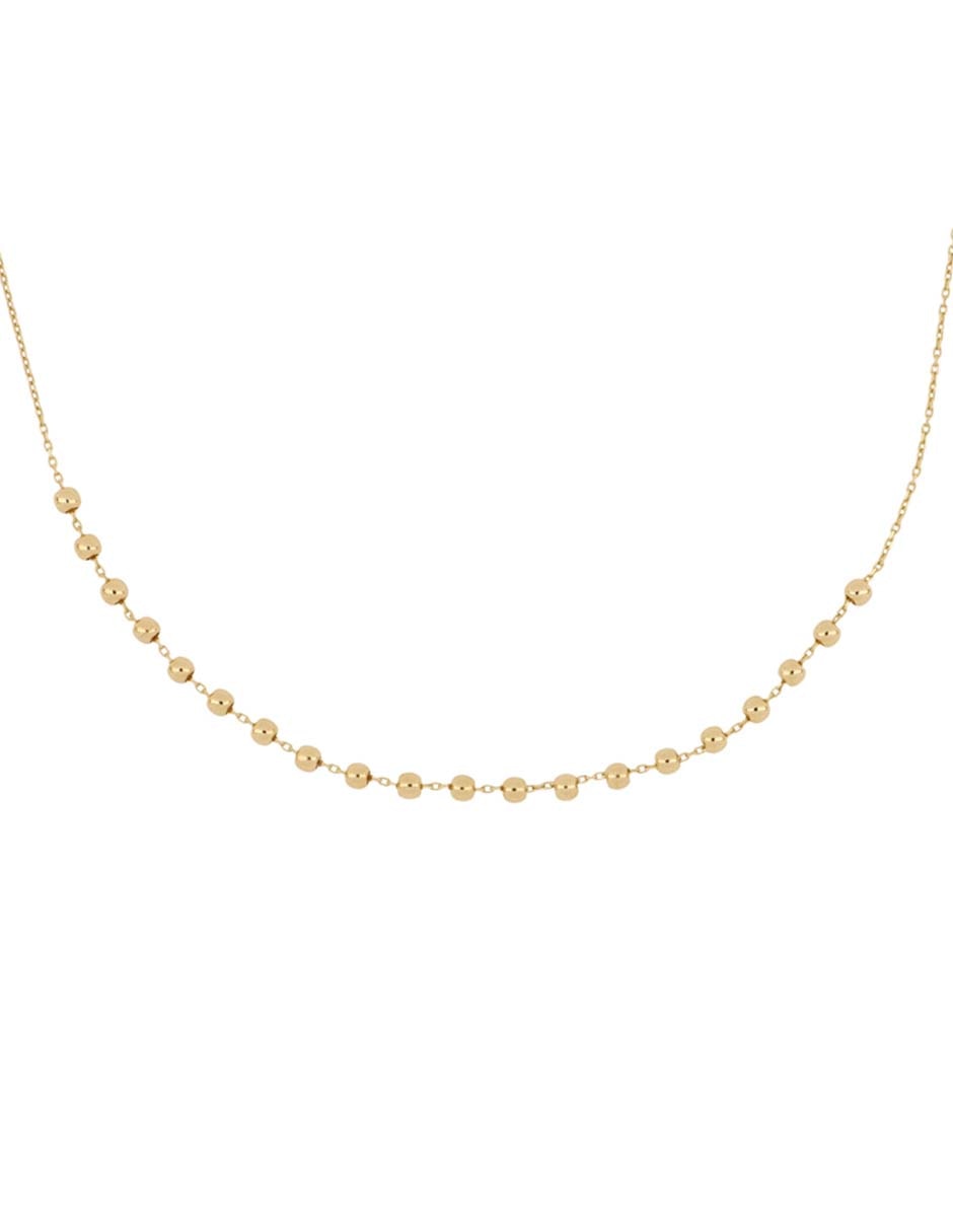 Gargantilla Dinasti de oro amarillo 14 k
