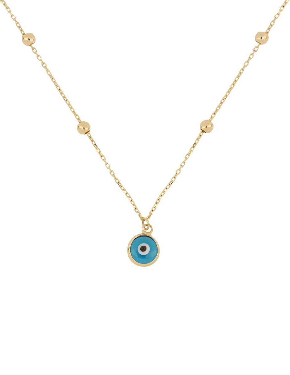Gargantilla de ojo Dinasti de oro amarillo 14 k
