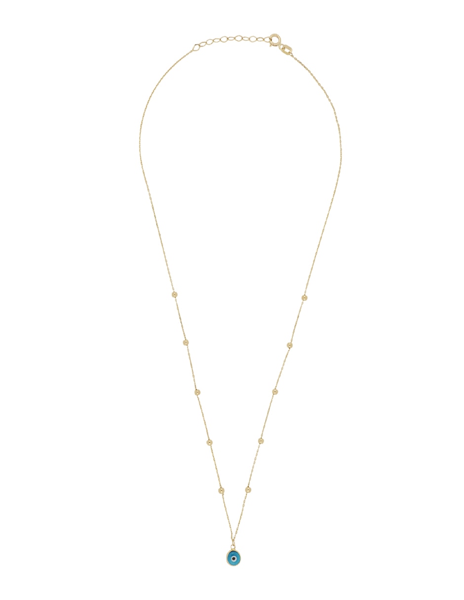 Gargantilla de ojo Dinasti de oro amarillo 14 k