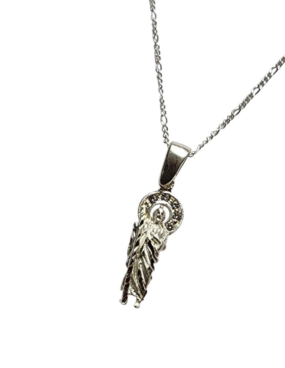 Collar con dije San Judas Tadeo Religioso de plata P 925 2