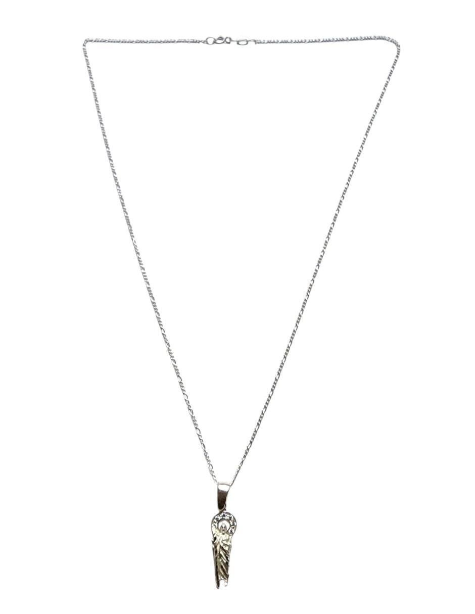 Collar con dije San Judas Tadeo Religioso de plata P 925 5