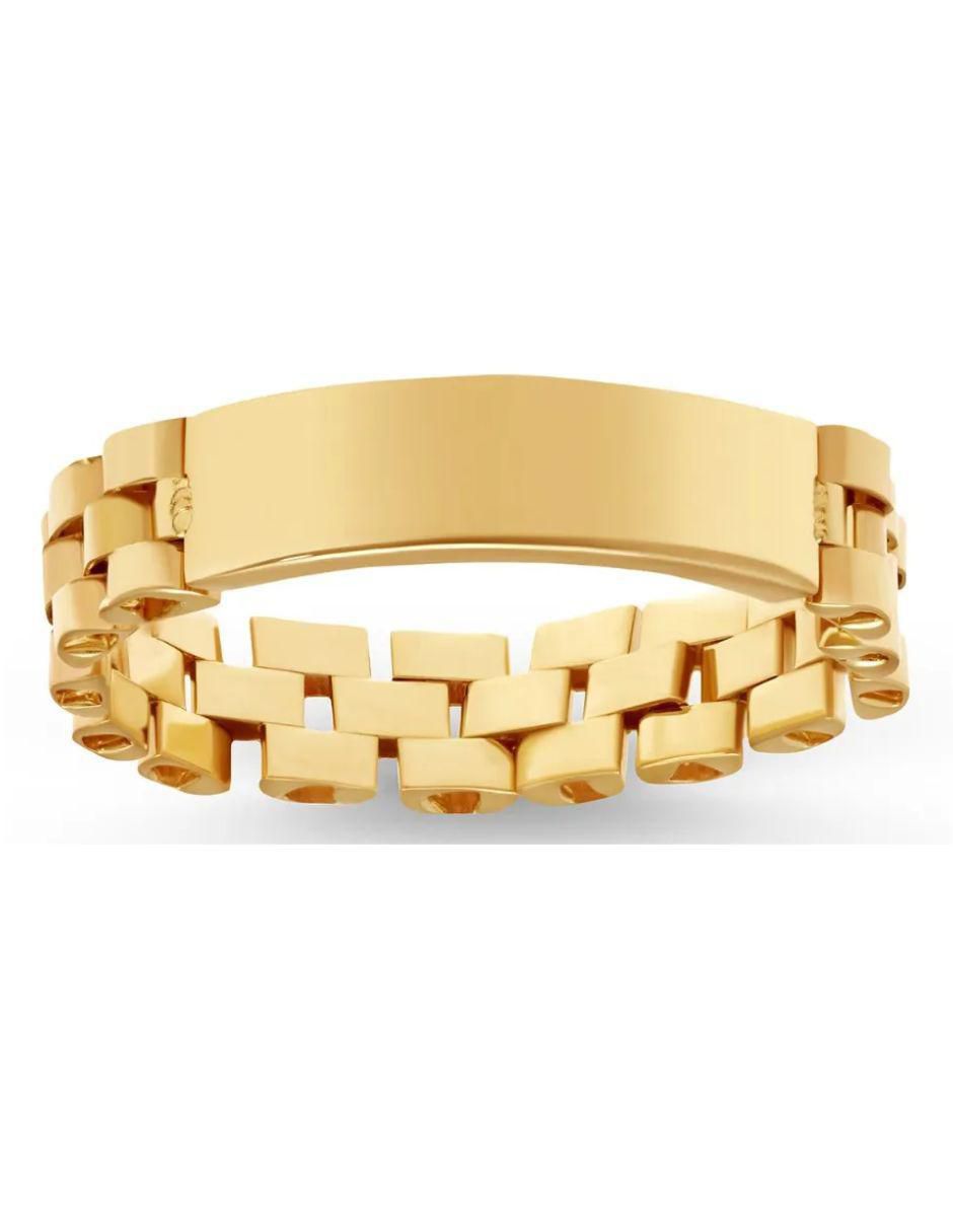 Anillo 14 k de oro amarillo brillante Anillo 14 k de oro amarillo brillante
