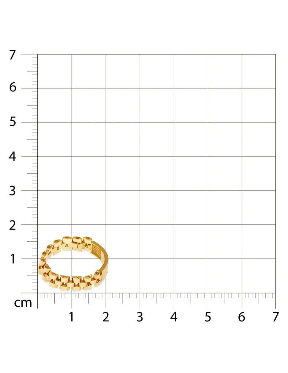 Anillo 14 k de oro amarillo brillante 4