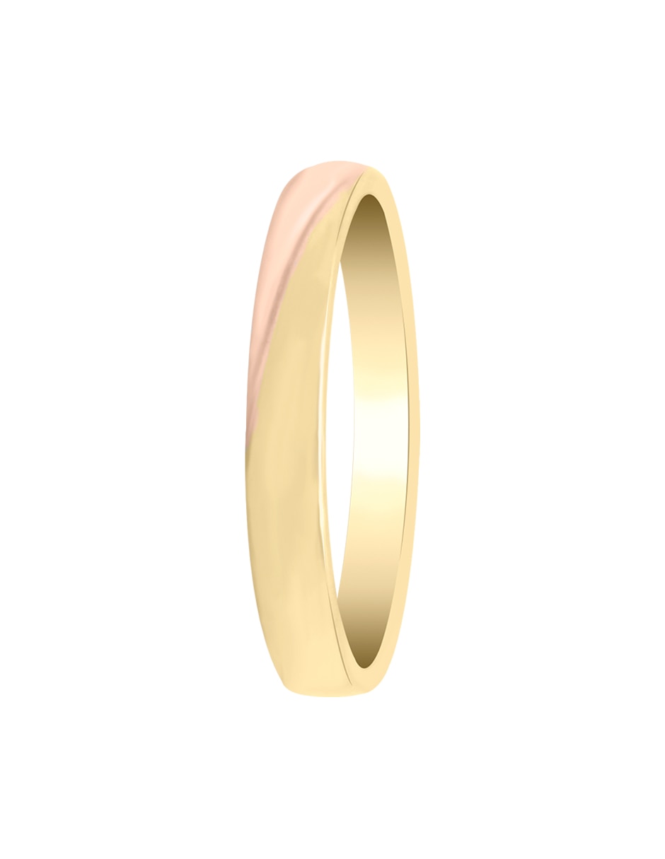 Argolla de oro florentino 14 k Indira 5