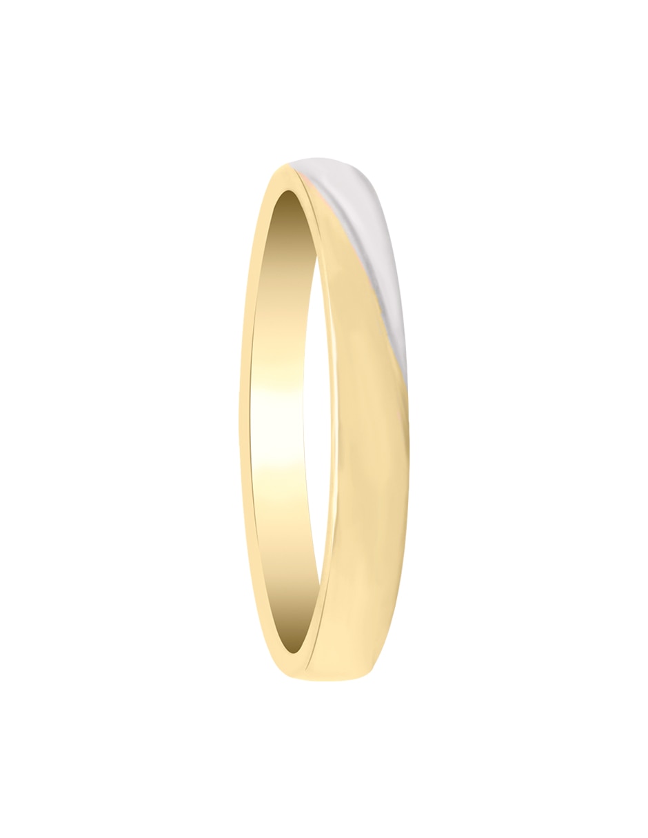 Argolla de oro florentino 14 k Indira 3