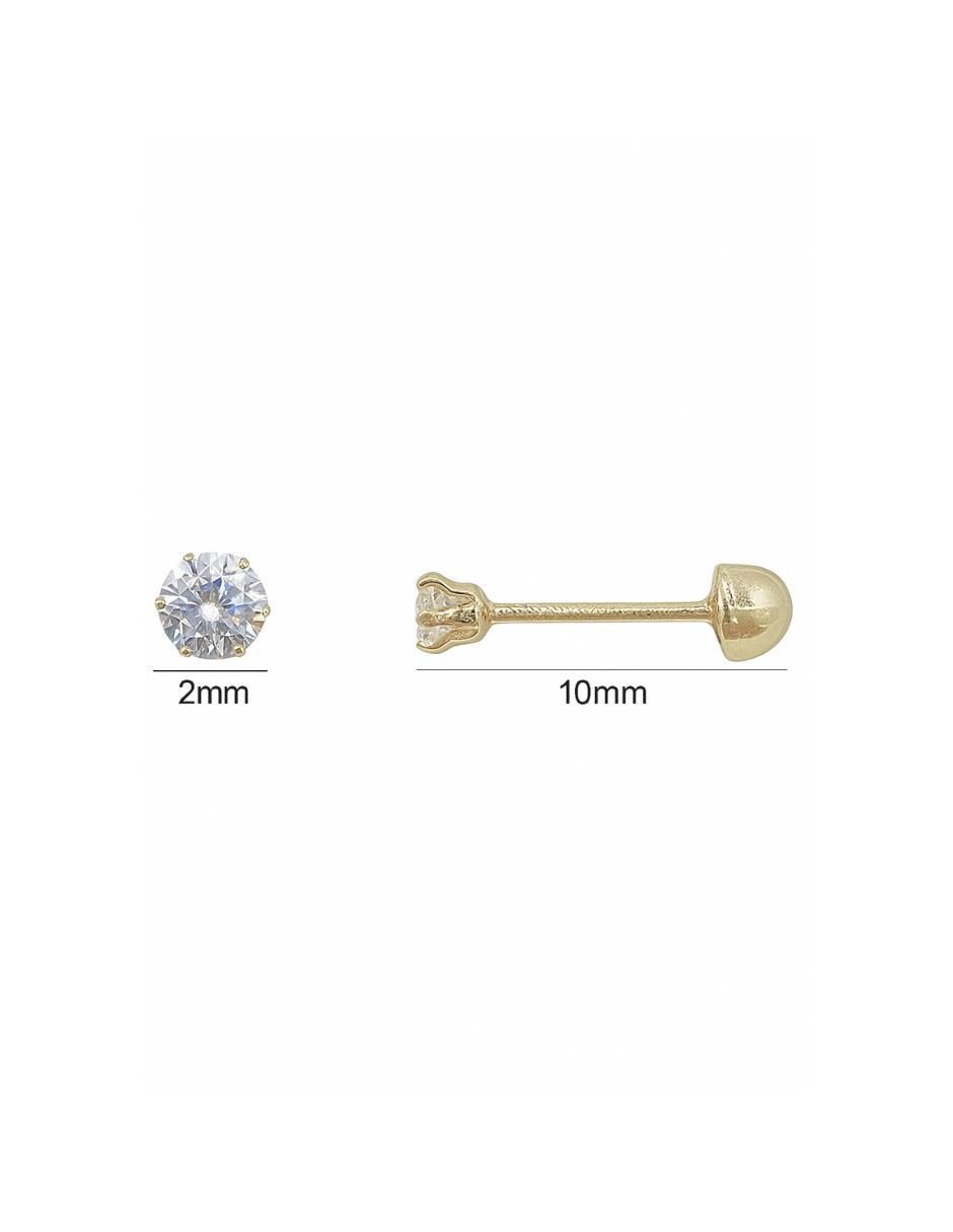 Broqueles de oro 18 K con acabado brillante 4