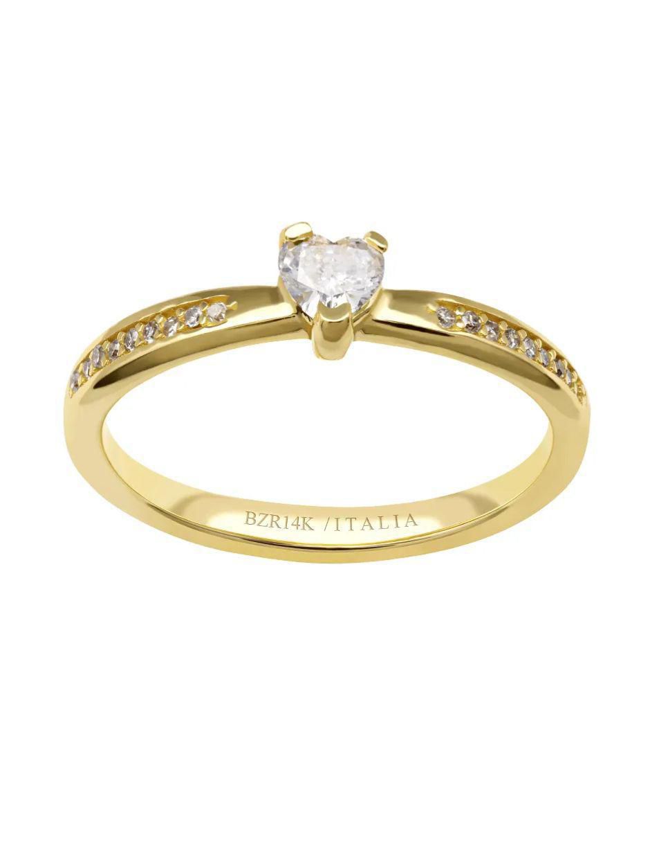 Solitario de oro 14 k diamante Solitario de oro 14 k diamante