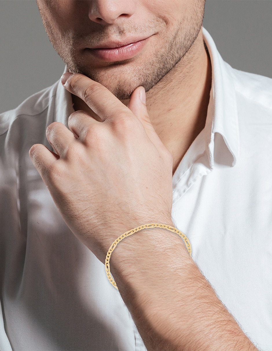 Pulsera Dinasti de oro amarillo 14 k