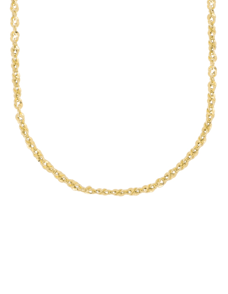 Cadena Dinasti de oro amarillo 14 K