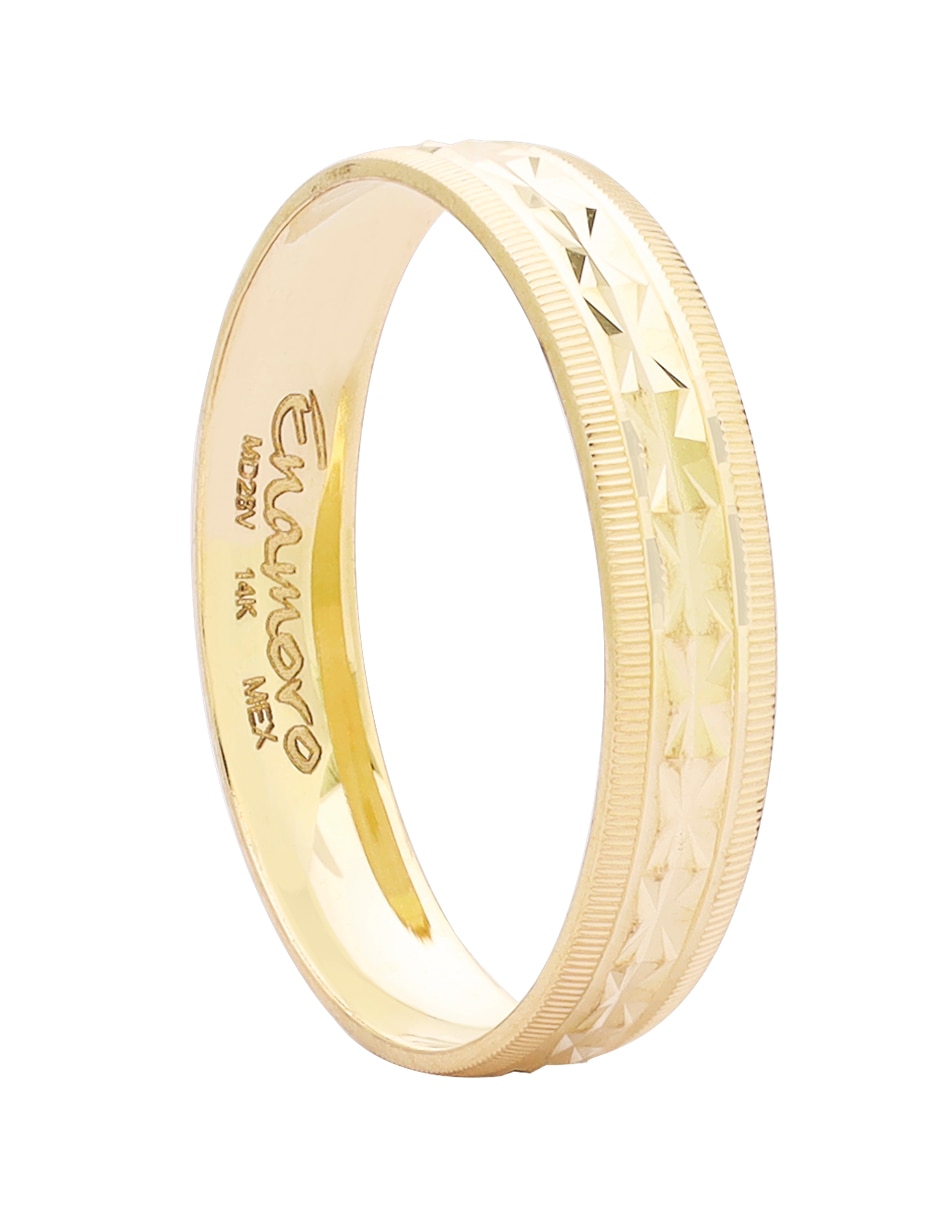 Argolla de oro amarillo 14 k Argolla de oro amarillo 14 k