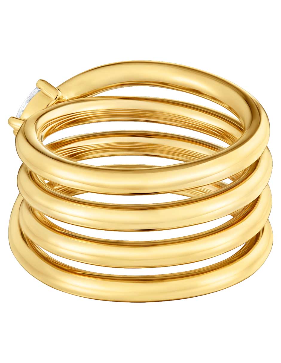 Anillo con gema Tous Lio LGD P 925 de plata diamante baño de oro